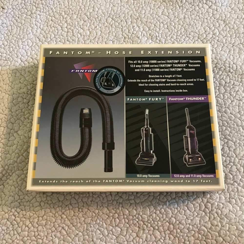 Fantom Vacuum Hose Extension Fury Thunder Cyclone XT 7ft Reach FH400B New